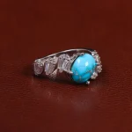 انگشتر فیروزه شجری زنانه کد 24588