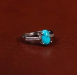 انگشتر فیروزه شجری زنانه کد 24612