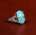 انگشتر فیروزه شجری زنانه کد 24614