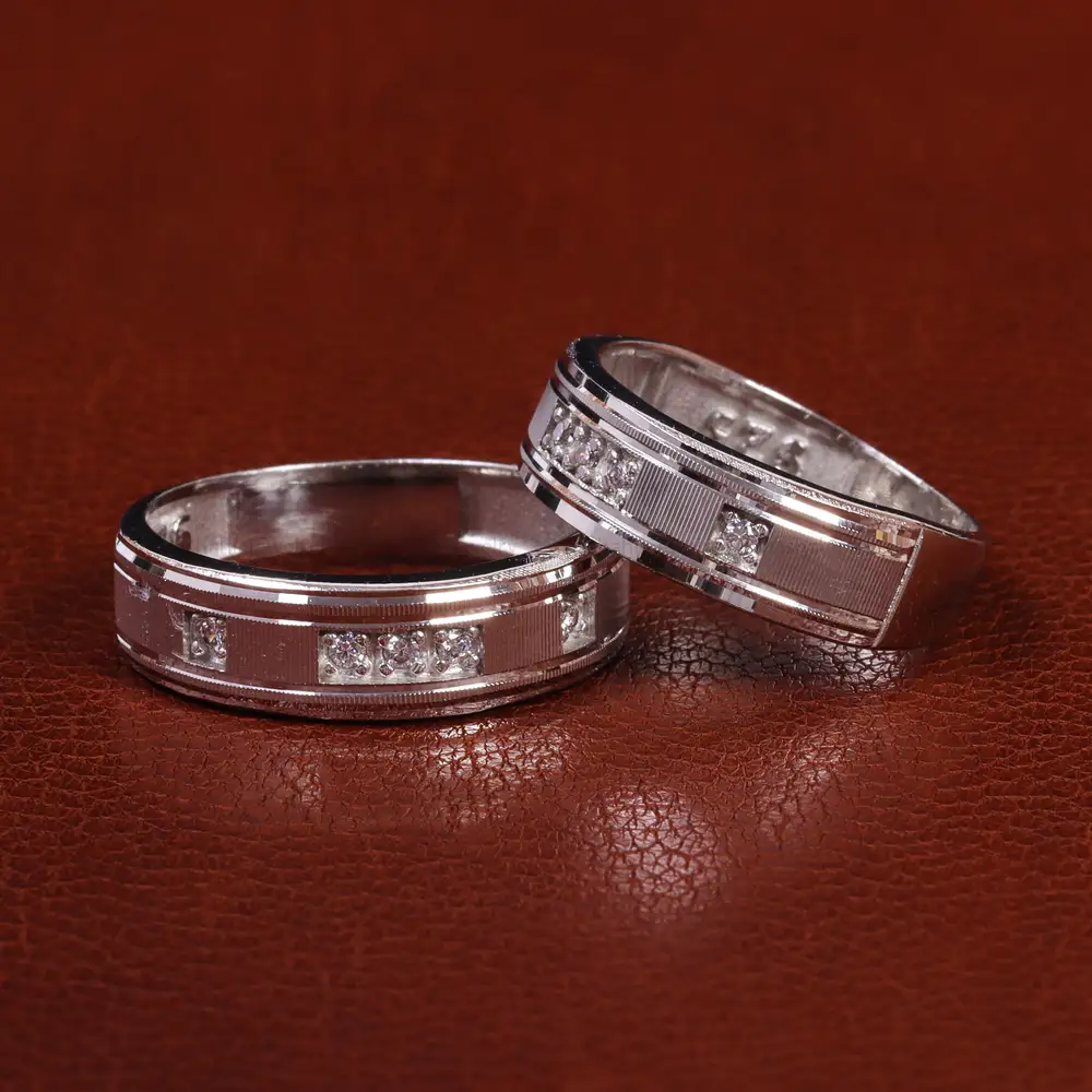 حلقه نقره ست کد 24618