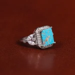 انگشتر فیروزه شجری زنانه کد 24693