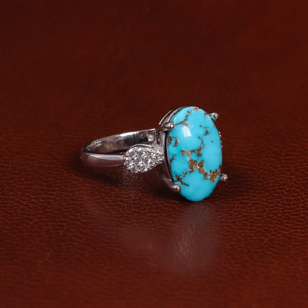 انگشتر فیروزه شجری زنانه کد 24712