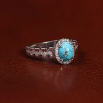 انگشتر فیروزه شجری زنانه کد 24724