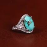 انگشتر فیروزه شجری زنانه کد 24733