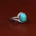 انگشتر فیروزه شجری زنانه کد 24741