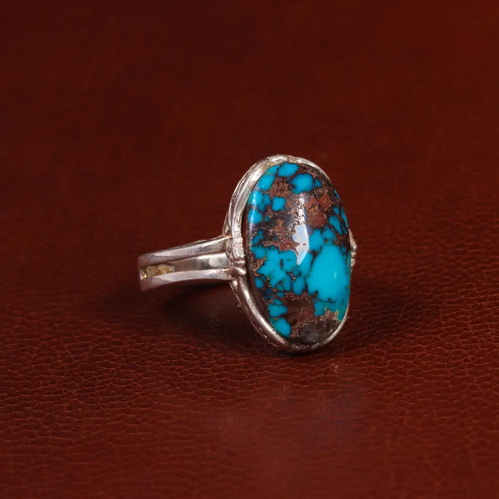 انگشتر فیروزه شجری زنانه کد 24743