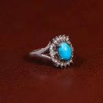 انگشتر فیروزه شجری زنانه کد 24747