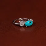 انگشتر فیروزه شجری زنانه کد 24750