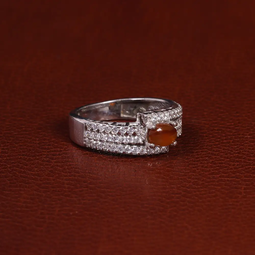 انگشتر عقیق زنانه کد 24767