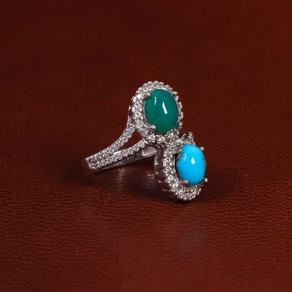 انگشتر میکس زنانه کد 24772