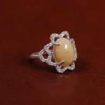 انگشتر اوپال زنانه کد 24800