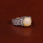 انگشتر اوپال زنانه کد 24801