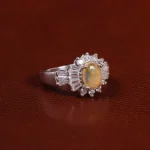 انگشتر اوپال زنانه کد 24804