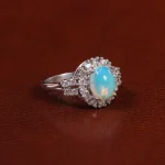 انگشتر اوپال زنانه کد 24807