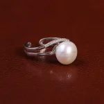 انگشتر طرح مروارید زنانه کد 24810