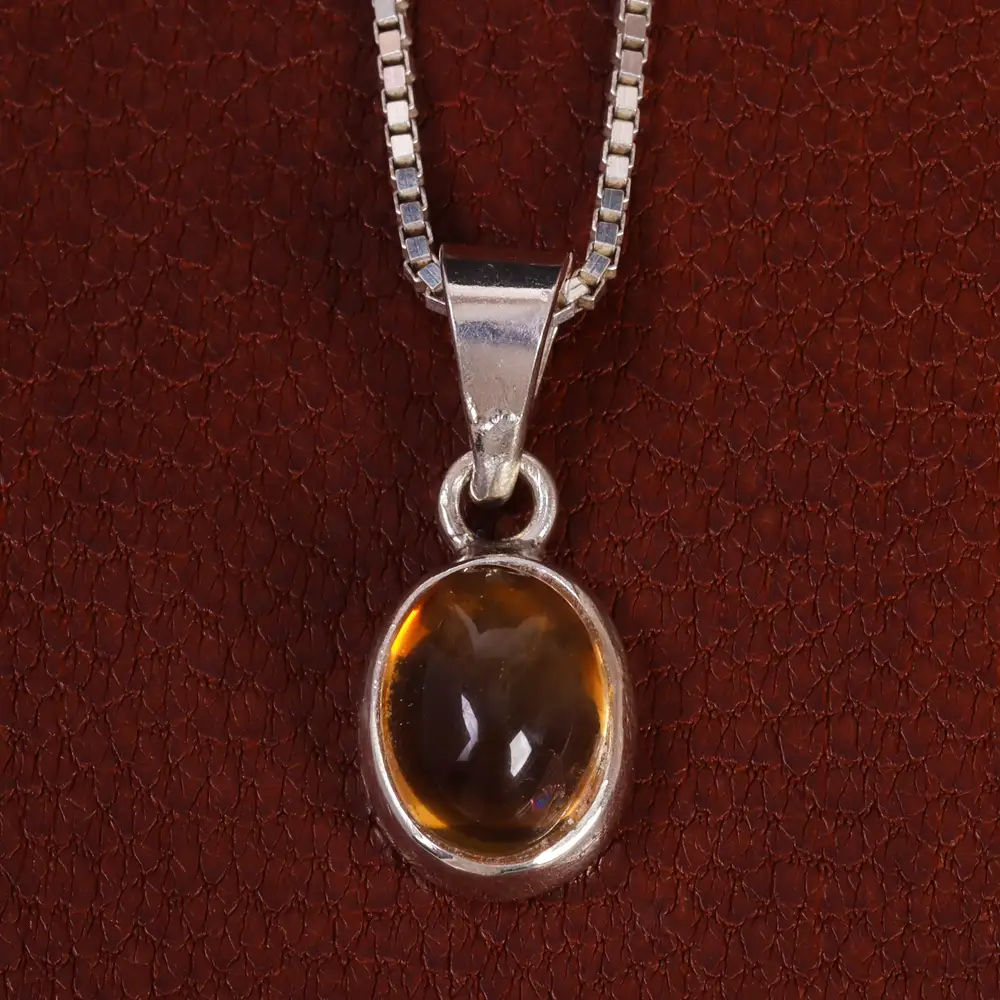 گردنبند سیترین اسپرت کد 24876