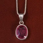 گردنبند یاقوت سرخ زنانه کد 24908