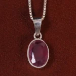 گردنبند یاقوت سرخ زنانه کد 24909