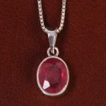 گردنبند یاقوت سرخ زنانه کد 24910