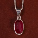 گردنبند یاقوت سرخ زنانه کد 24916
