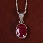 گردنبند یاقوت سرخ زنانه کد 24924