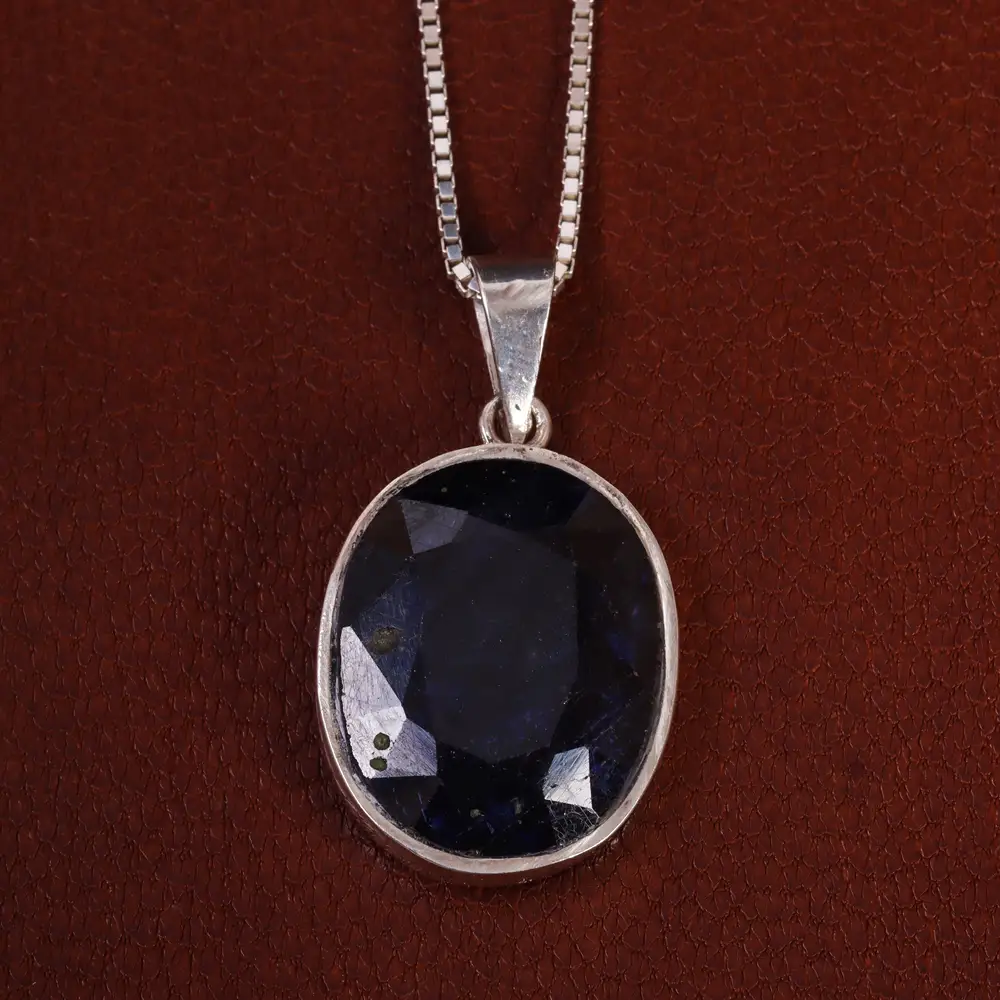 گردنبند یاقوت کبود کد 24935