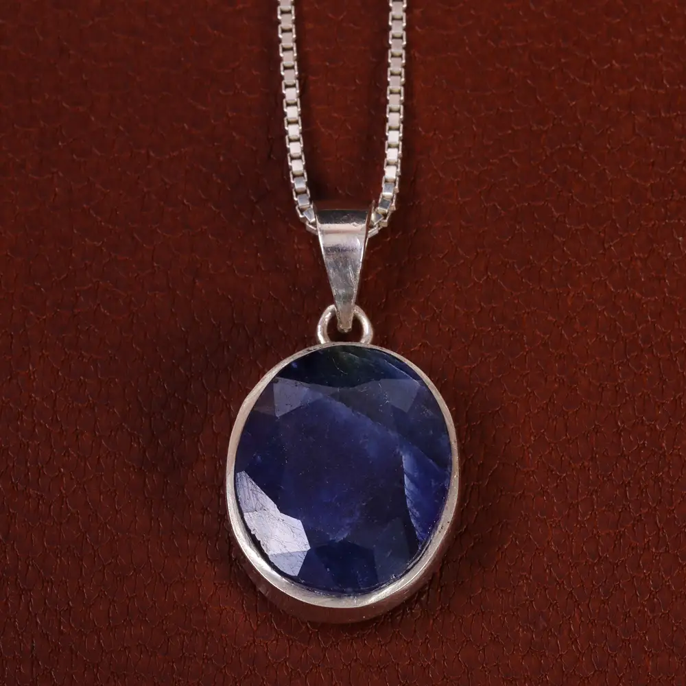 گردنبند یاقوت کبود کد 24937