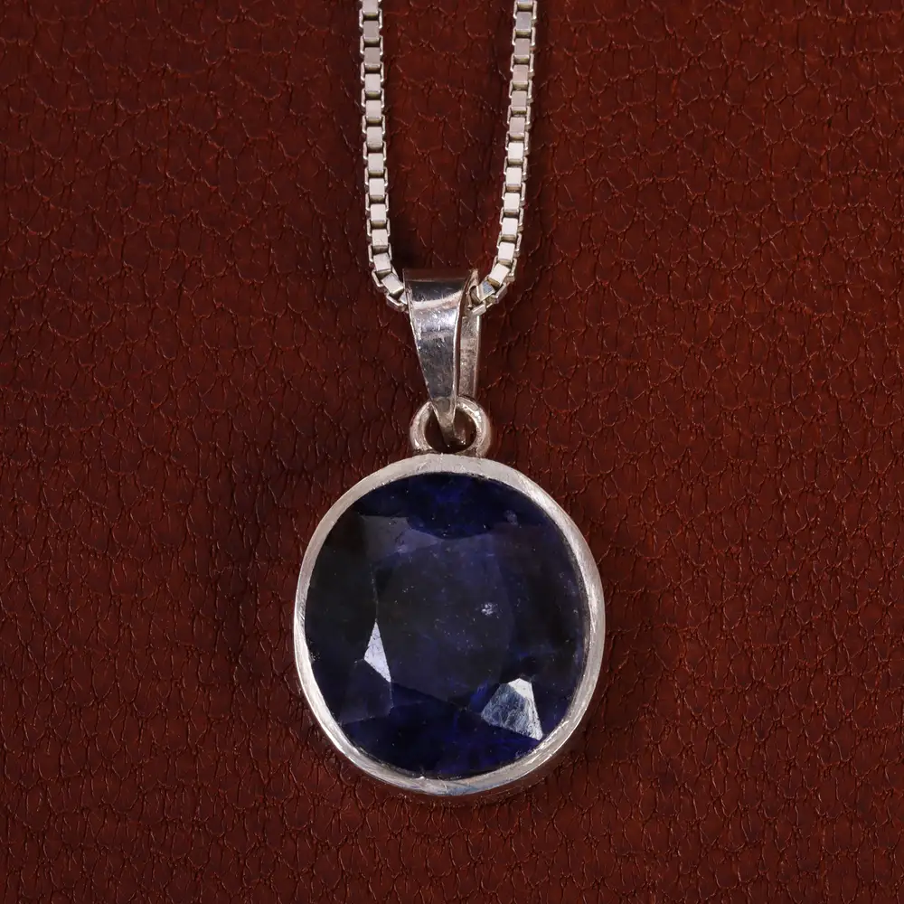 گردنبند یاقوت کبود کد 24939