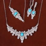 سرویس فیروزه زنانه کد 25040