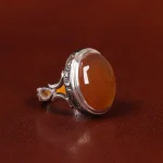 انگشتر عقیق مردانه کد 25067