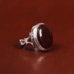 انگشتر عقیق مردانه کد 25072