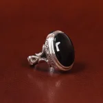 انگشتر عقیق مردانه کد 25076