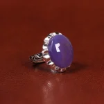 انگشتر عقیق سوسنی مردانه کد 25081