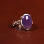 انگشتر عقیق سوسنی مردانه کد 25082