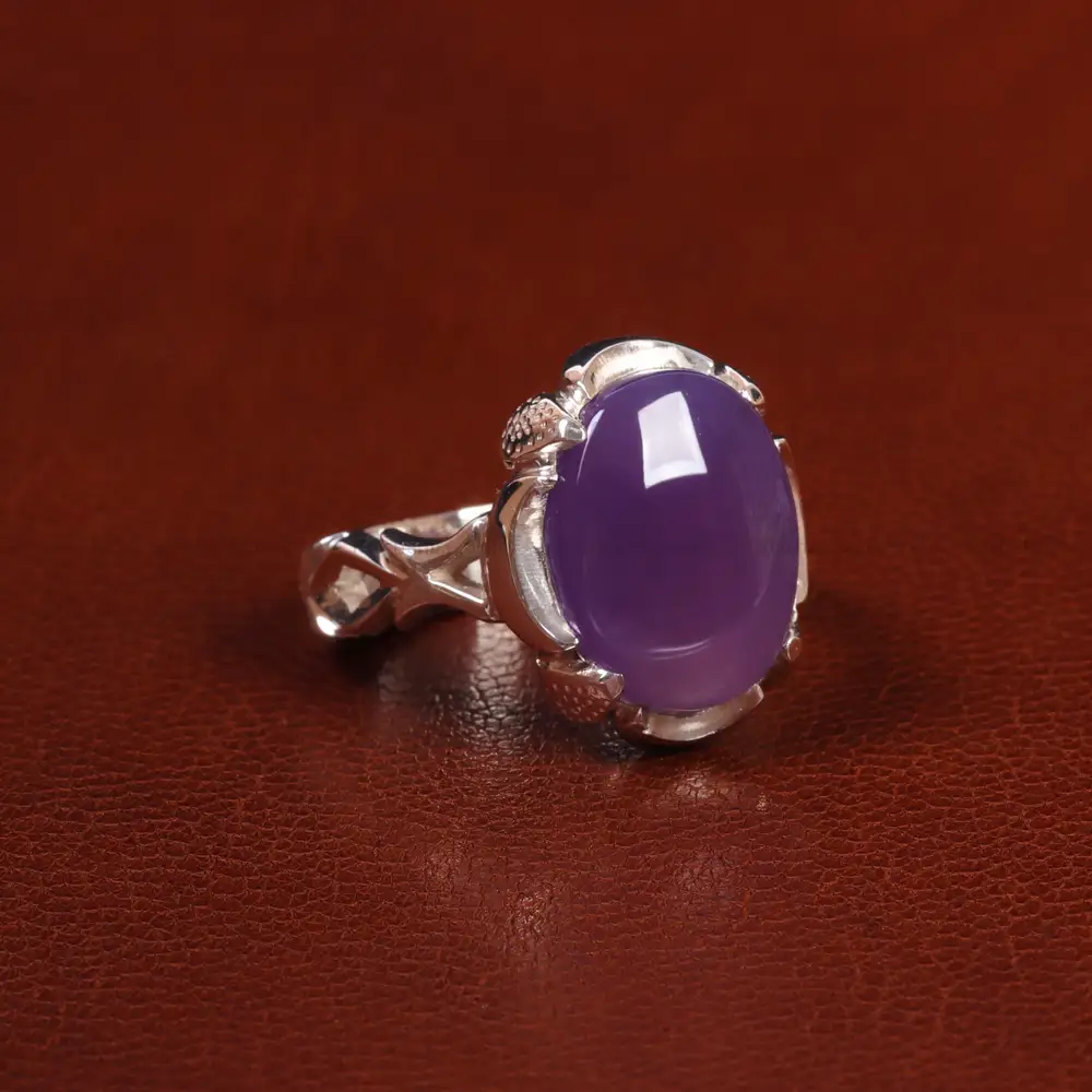 انگشتر عقیق سوسنی مردانه کد 25082