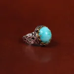 انگشتر فیروزه شجری مردانه کد 25113