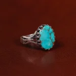 انگشتر فیروزه شجری مردانه کد 25168