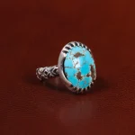 انگشتر فیروزه شجری مردانه کد 25202