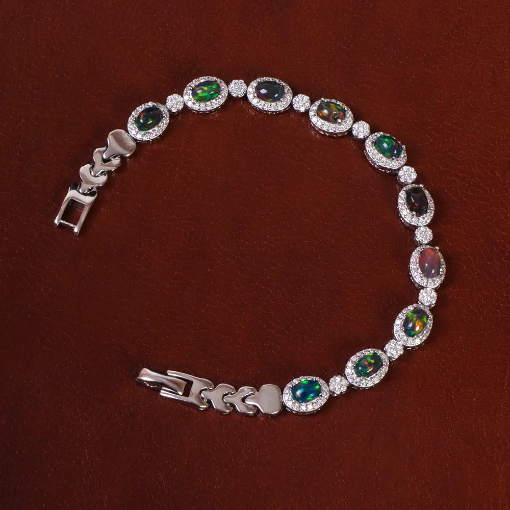 دستبند اوپال زنانه کد 25256