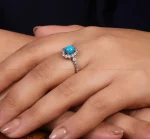 انگشتر فیروزه شجری زنانه کد 24613
