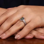 انگشتر اوپال زنانه کد 24616