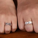 حلقه نقره ست کد 24619