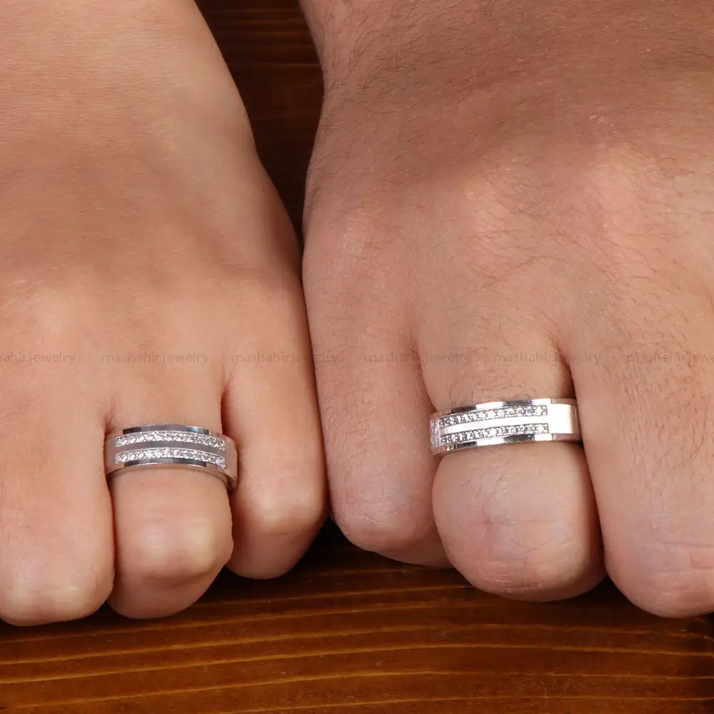 حلقه نقره ست کد 24621