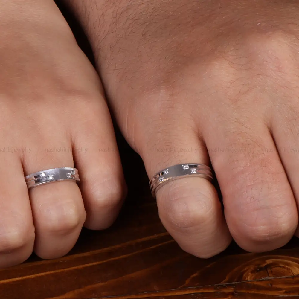 حلقه نقره ست کد 24625