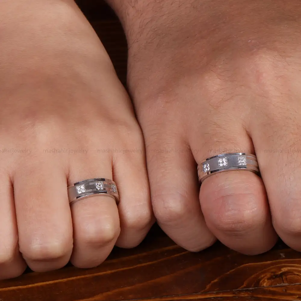 حلقه نقره ست کد 24626