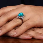 انگشتر فیروزه شجری زنانه کد 24744