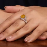 انگشتر شرف الشمس زنانه کد 24771