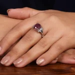 انگشتر یاقوت سرخ زنانه کد 24773