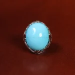 انگشتر فیروزه عجمی مردانه کد 24788