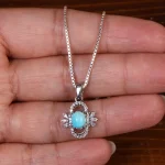 گردنبند فیروزه زنانه کد 24832